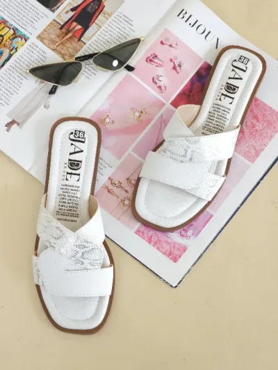 Sandalias Colombianos para Dama JADE blancas T-36