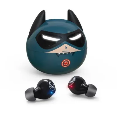 Audífonos inalámbricos diseño de Batman multicolor