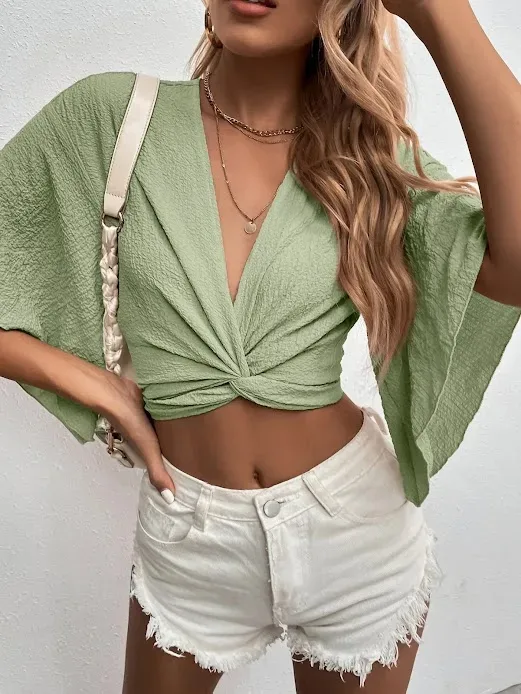 Blusa para dama color verde