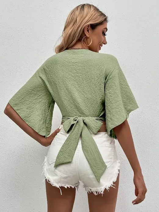 Blusa para dama color verde