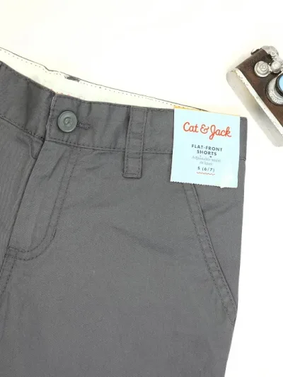 Short Cat and Jack para niño color gris