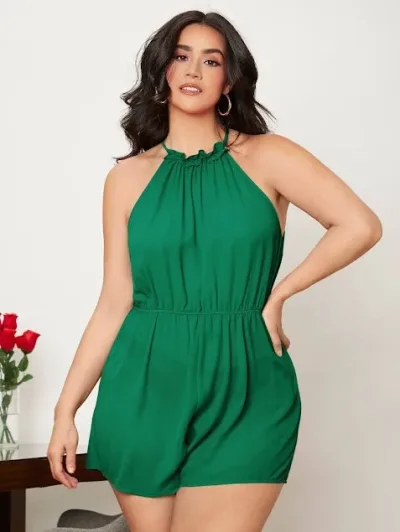 Enterizo para Dama color verde.