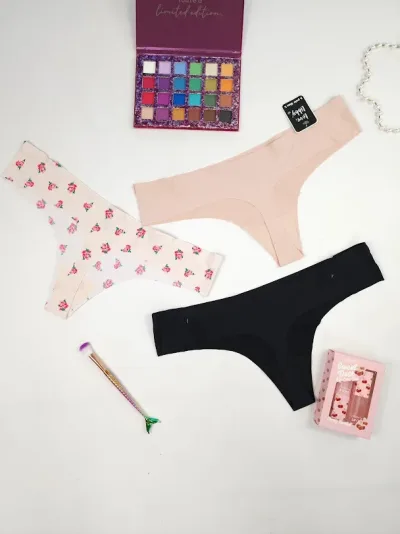 Set de bragas para dama diseño floral