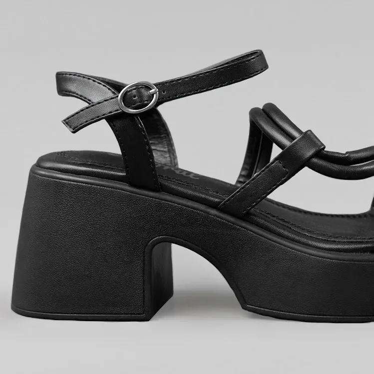 Sandalia Coral Vegas 2 Black para dama