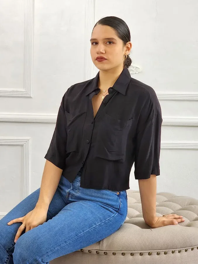 Blusa para dama color negro