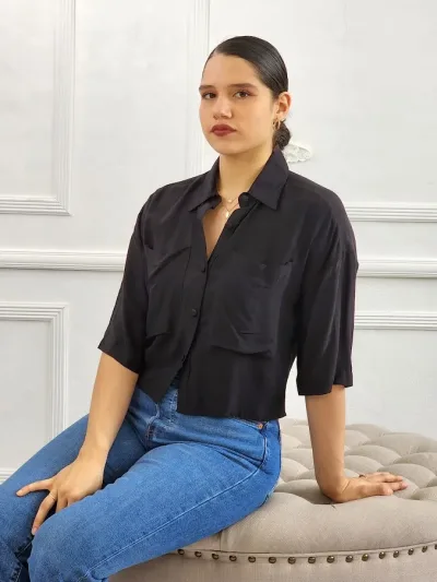 Blusa para dama color negro