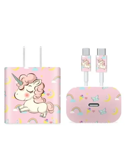 Funda proctetora de cable color rosa