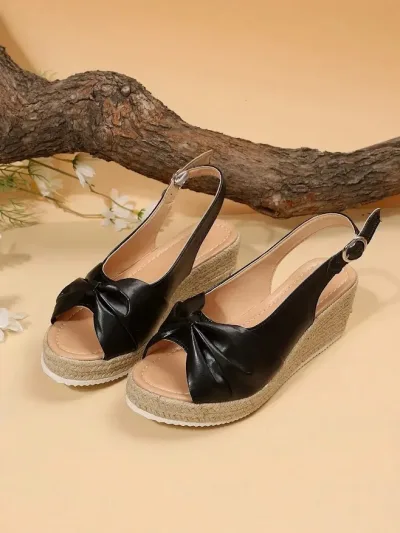 Sandalias para dama color negro