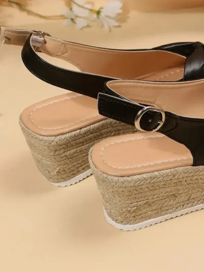 Sandalias para dama color negro