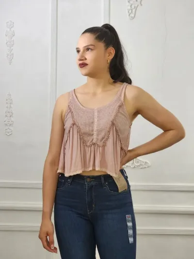 Blusa Pol para dama color rosa