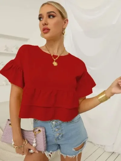 Blusa para dama color rojo