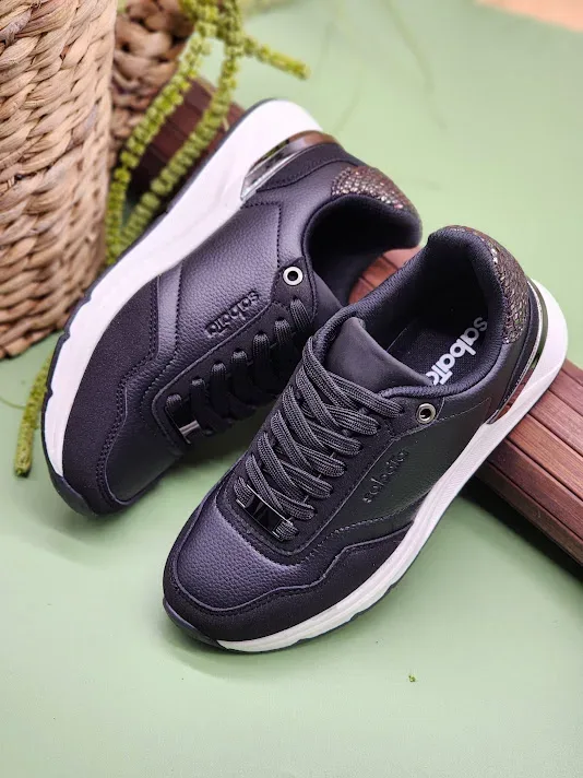 Tennis Sabata para dama swift-2502 BLACK