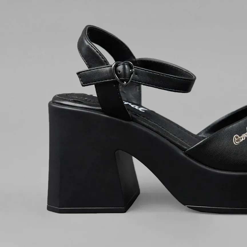 Tacones Coral para dama color negro