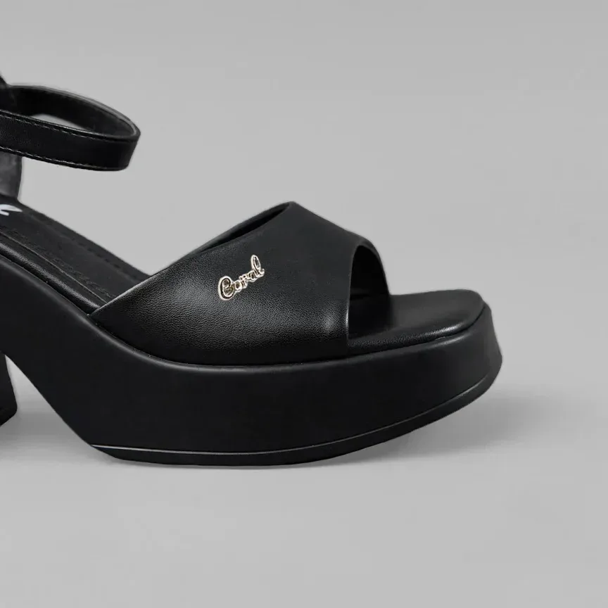 Tacones Coral para dama color negro