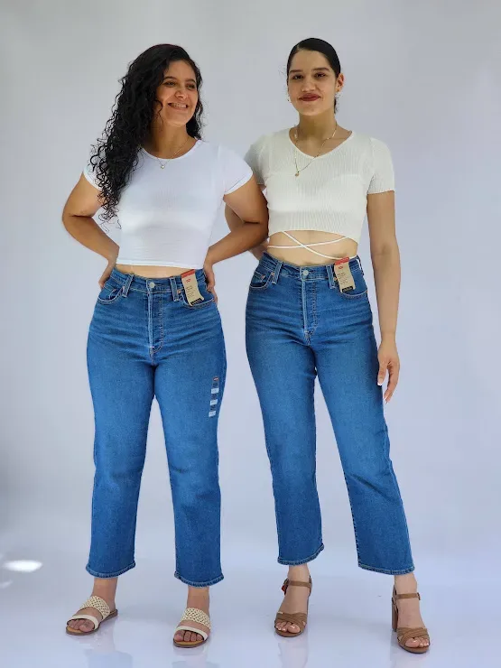 Jeans Levis para dama  Ribcage straight-0121