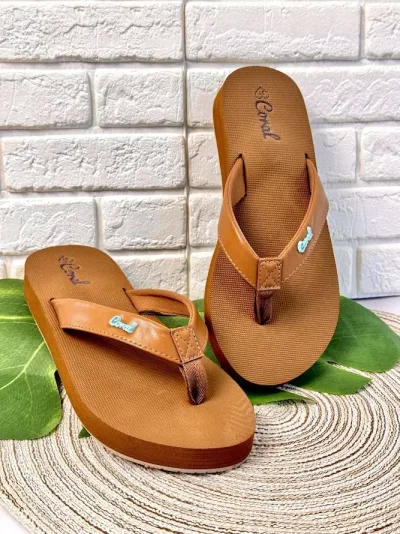 Sandalias Coral Solara Camel para Dama