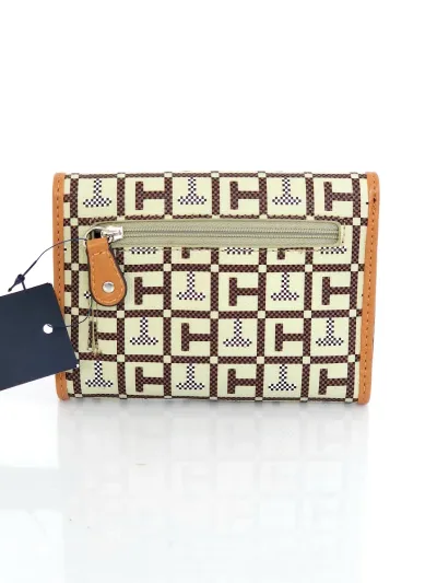 Cartera Tommy Hilfiger color beige y café