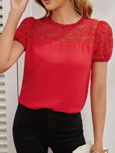 Blusa dama color rojo