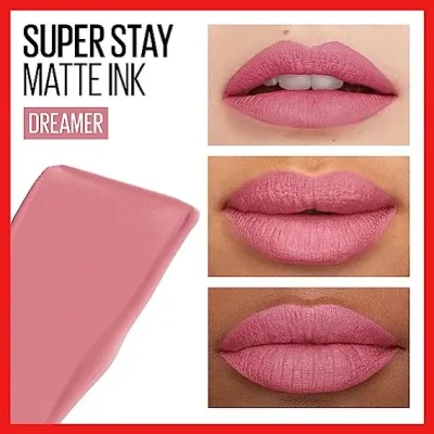 Labial Maybelline NEW YORK super stay matte ink 10 DREAMER.