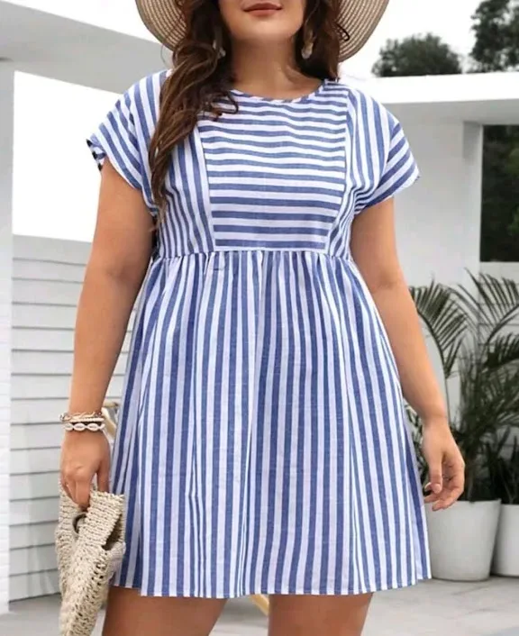 Vestido para dama diseño a rayas