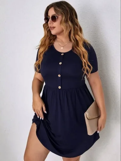 Vestido para Dama color Azul Oscuro