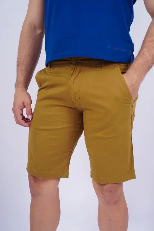 Short Cambridge Polo Club para caballero color caramel