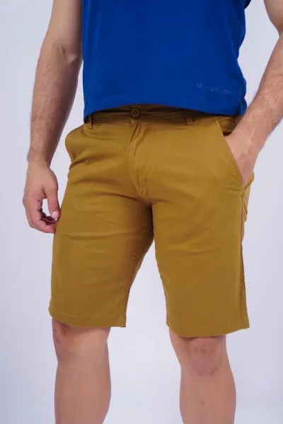 Short Cambridge Polo Club para caballero color caramel