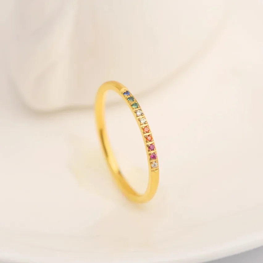 Anillo para dama de acero inoxidable