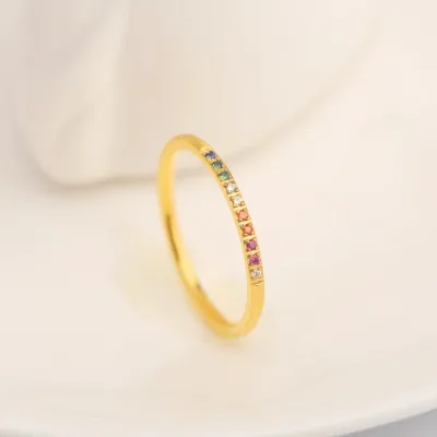 Anillo para dama de acero inoxidable
