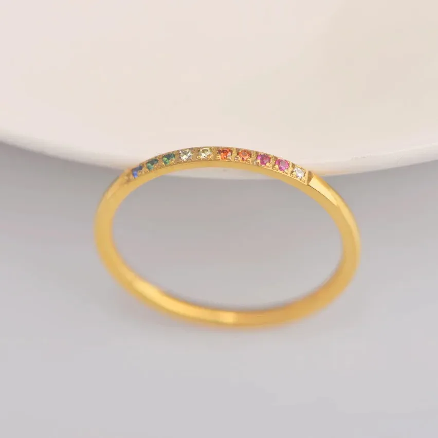 Anillo para dama de acero inoxidable