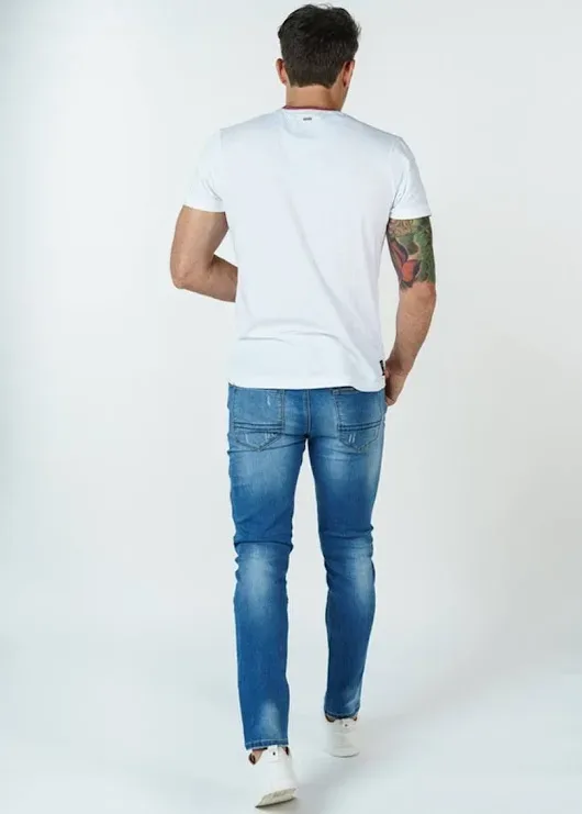 Pantalon Hummer para caballero color mezclilla