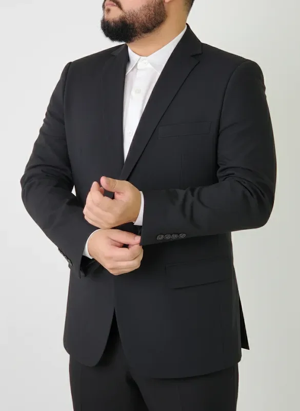 Blazer Estivaneli para caballero ROFFM-64660 COLOR NEGRO