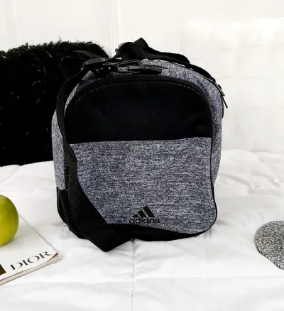 Bolso Adidas para dama color gris y negro