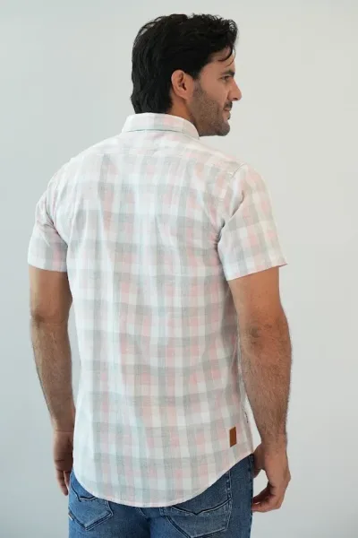 Camisa Hummer para caballero de cuadros