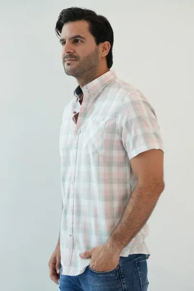 Camisa Hummer para caballero de cuadros