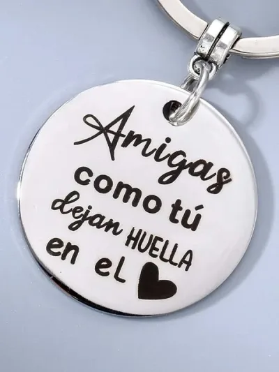 LLavero con frase para amigas