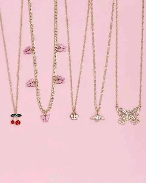Set de collares de fantasía para dama
