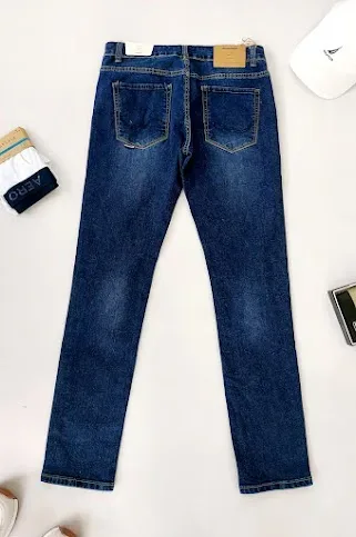 Jeans Hummer para caballero color azul  H202013103A