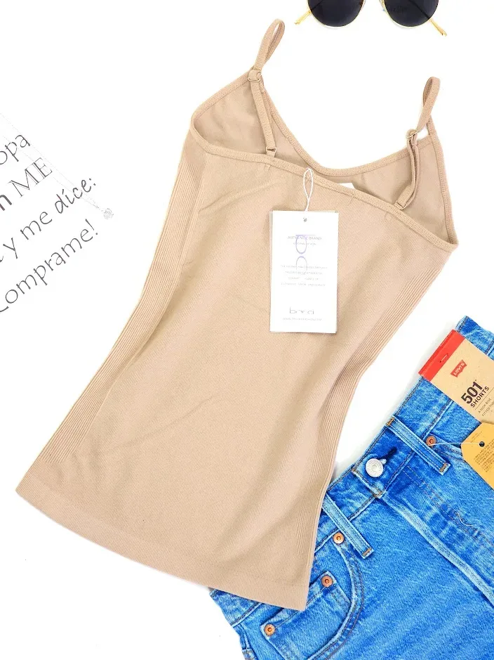 Blusa para dama reductora color café