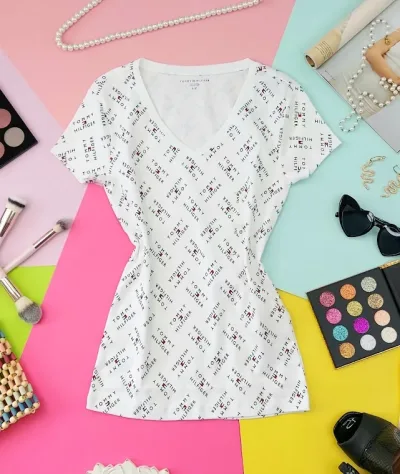 Camiseta Tommy Hilfiger para dama color blanco