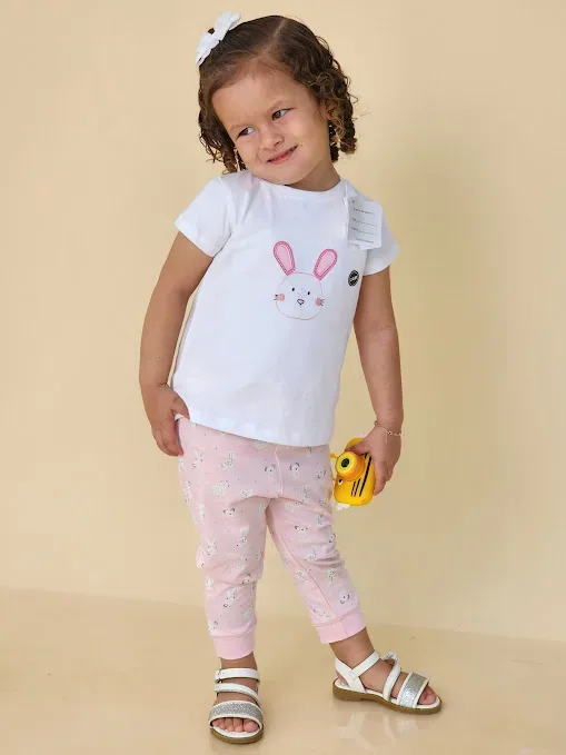Conjunto Everfit para niña 16376S COLOR BLANCO