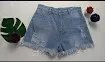 Short para dama color mezclilla