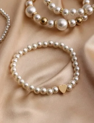 Pulsera para dama color blanco