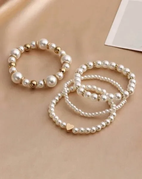 Pulsera para dama color blanco