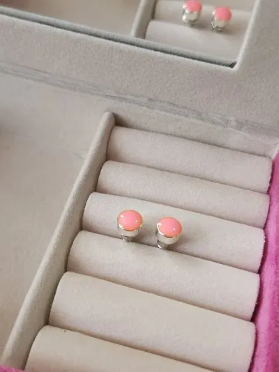 Par de aretes para dama diseño circular