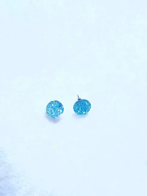 Par de aretes para dama diseño circular
