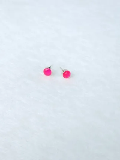 Par de aretes para dama diseño circular