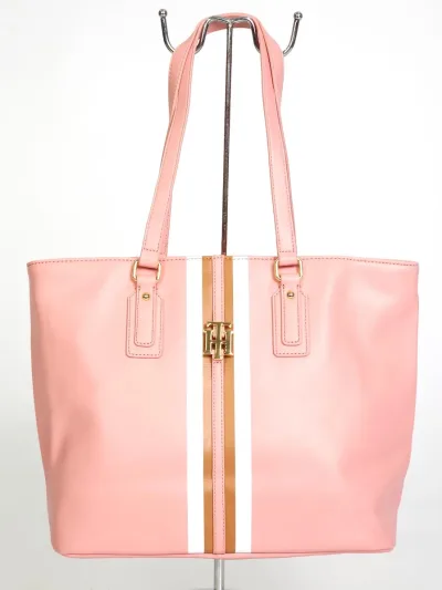 Bolso de hombro Tommy Hilfiger para dama color rosado