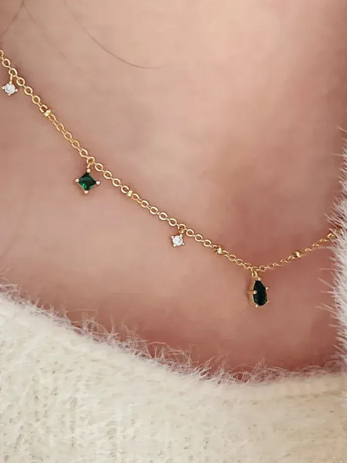 Cadena acero inoxidable diseño estellos #COLOR DORADO