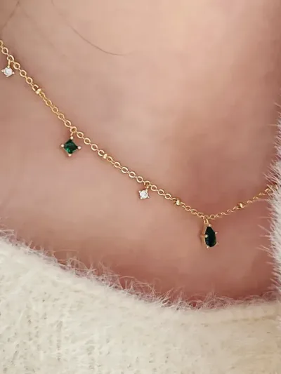 Cadena acero inoxidable diseño estellos #COLOR DORADO